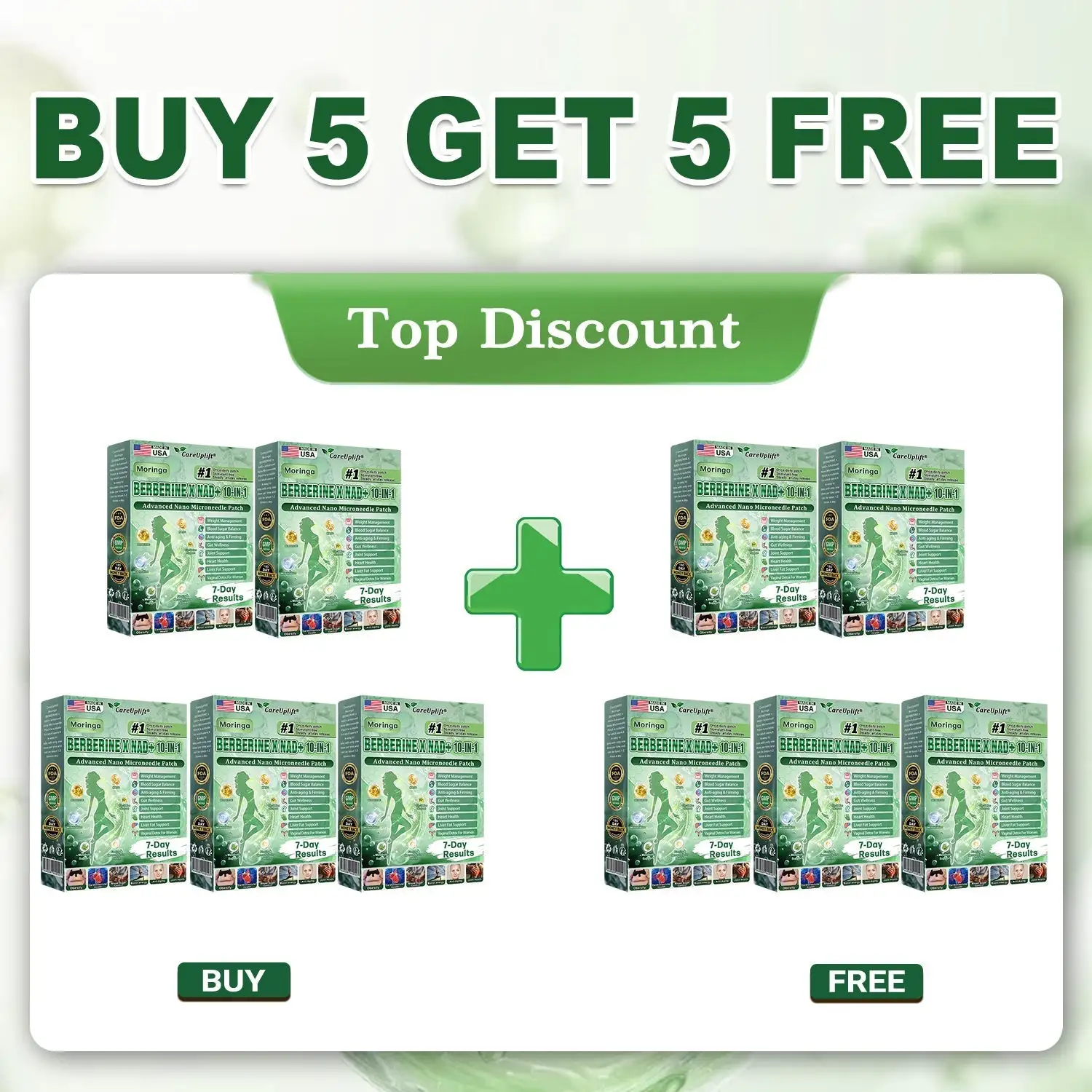 Moringa· Berberine ×NAD+ 10-in-1 Advanced Nano Microneedle Patch - Image 14