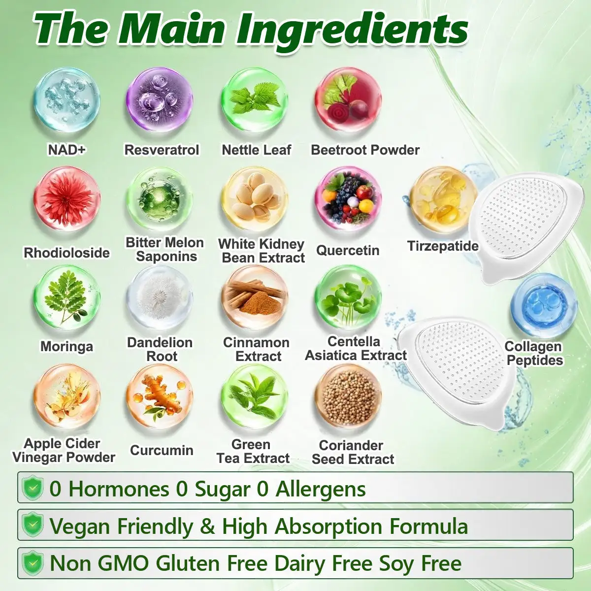 Moringa· Berberine ×NAD+ 10-in-1 Advanced Nano Microneedle Patch - Image 7