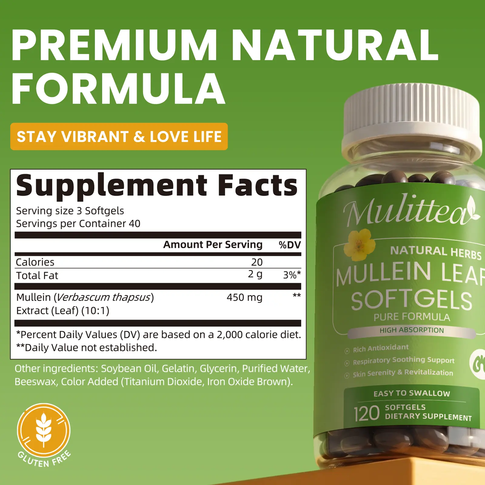 Mullein Leaf Softgels - Image 2