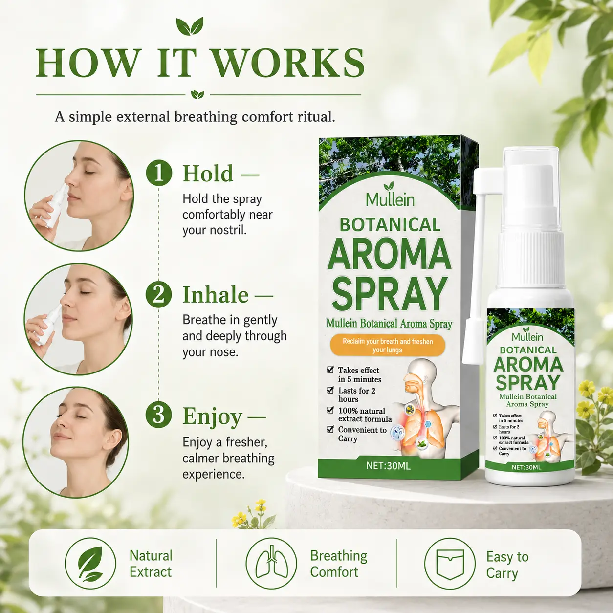 Mullein Botanical Aroma Spray - Image 2
