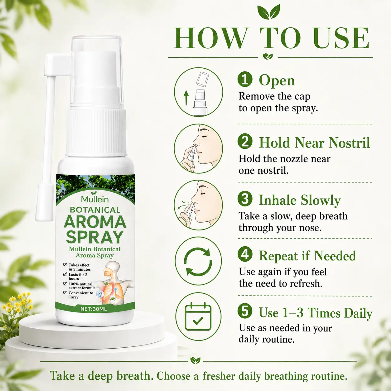 Mullein Botanical Aroma Spray - Image 3