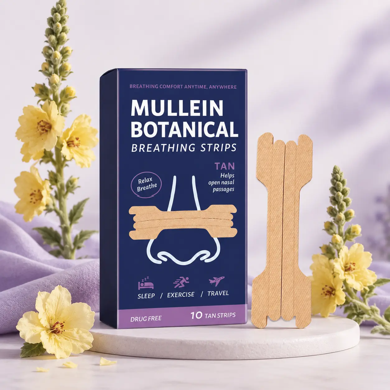 Mullein Botanical Breathing Strips - Image 2