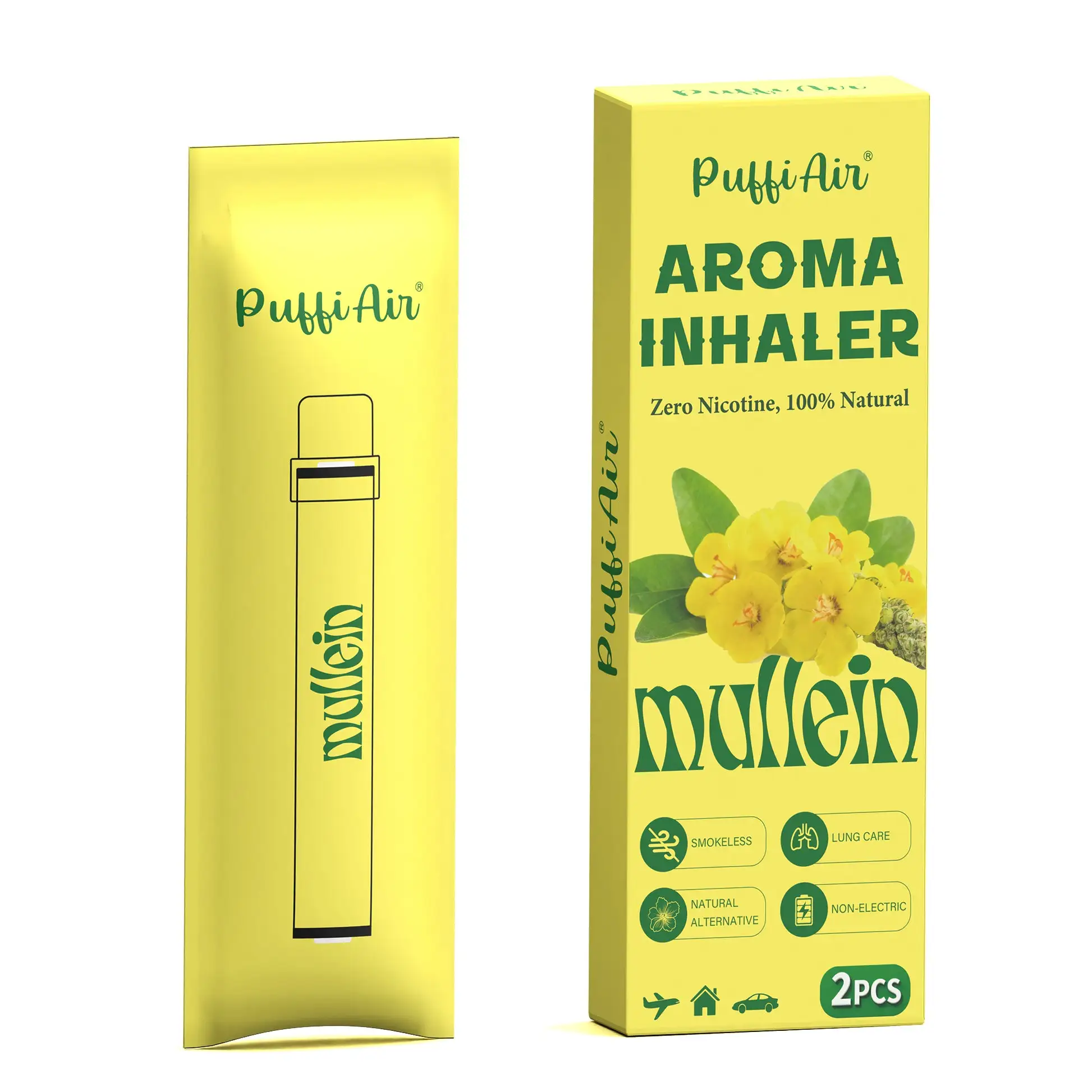 Mullein Smokeless Aroma Inhaler - 2 Pcs - Image 11