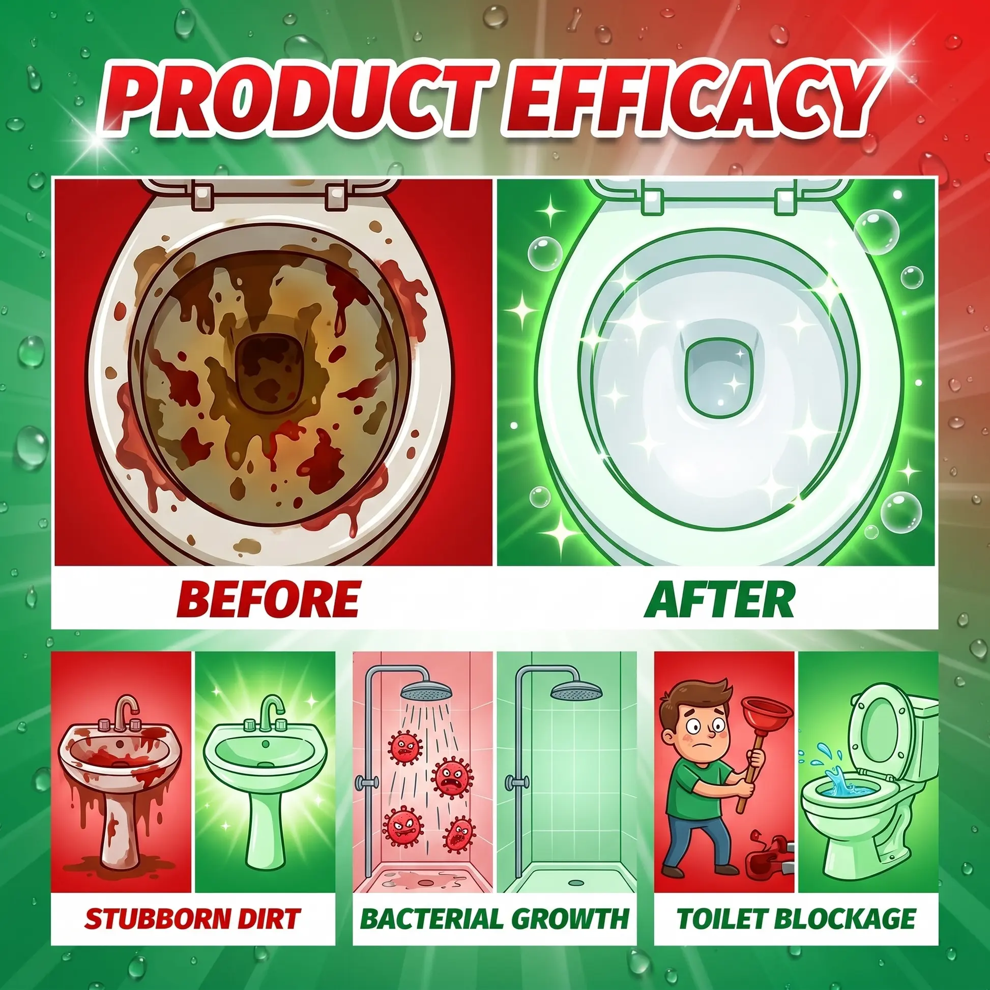 NESLEMY Bathroom Cleaner for Tough Toilet & Sink Stains - Image 7