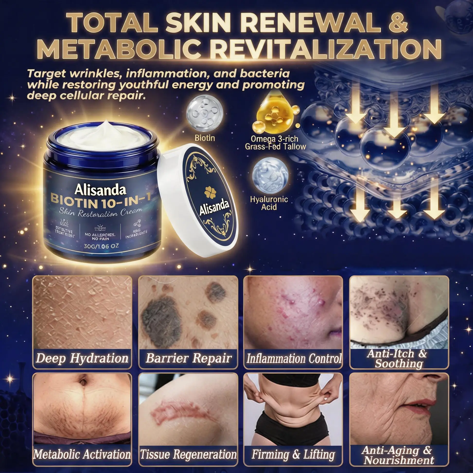 Biotin 10-in-1 Skin Restoration Cream - Image 4