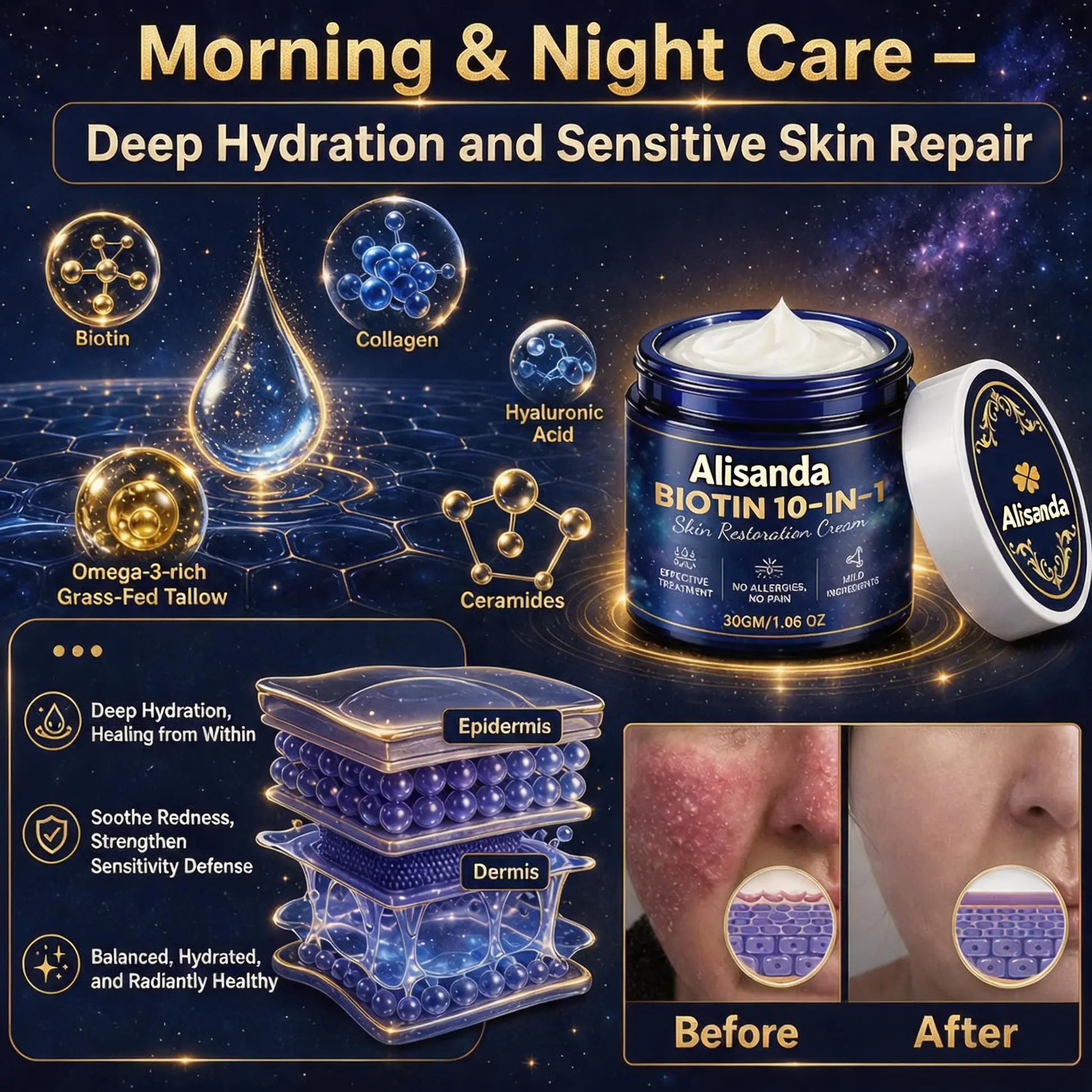 Biotin 10-in-1 Skin Restoration Cream - Image 5