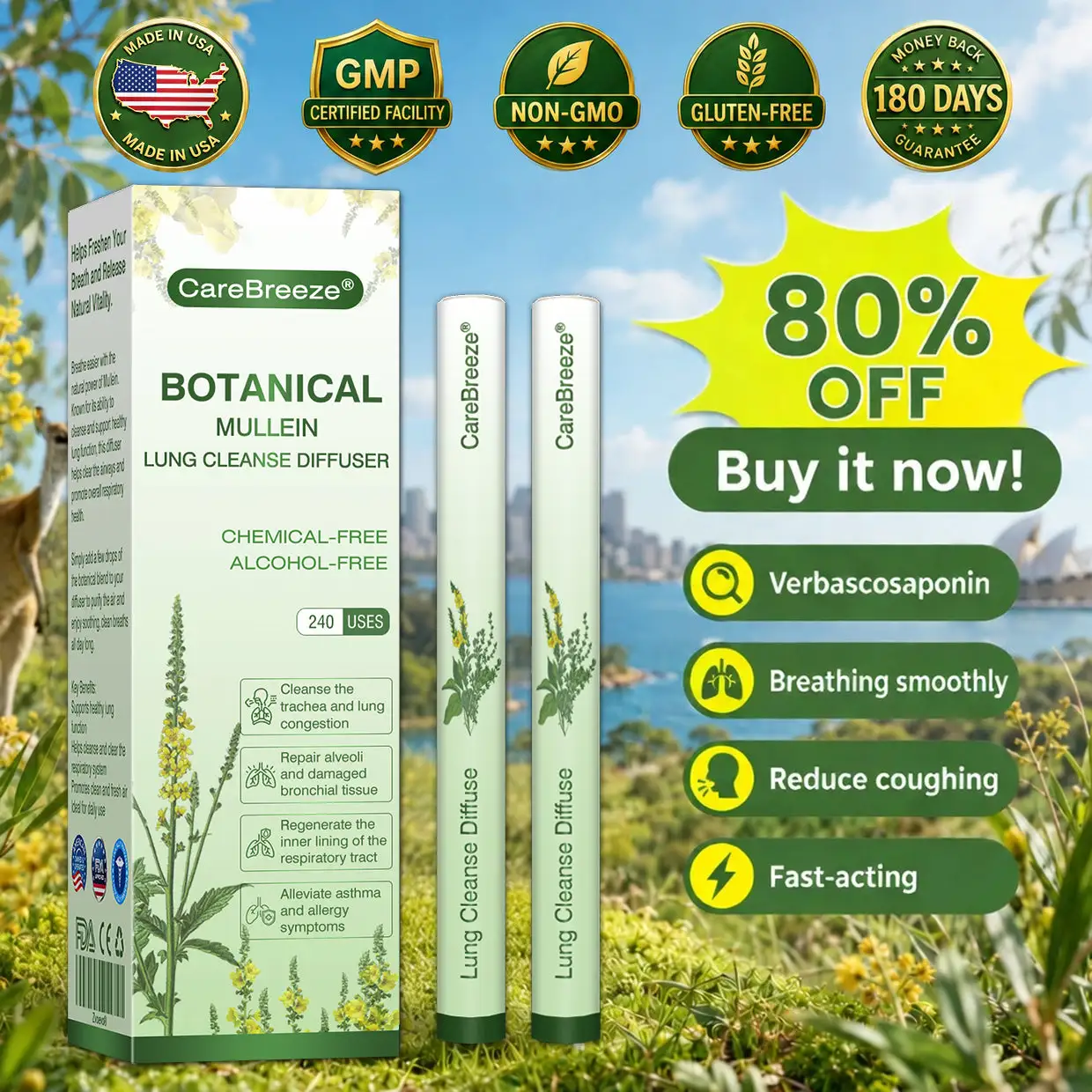 Botanical Mullein Lung Cleanse Diffuser