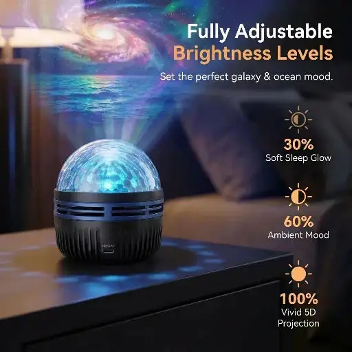 360° Smart Holographic Starry Sky Projector - Image 2