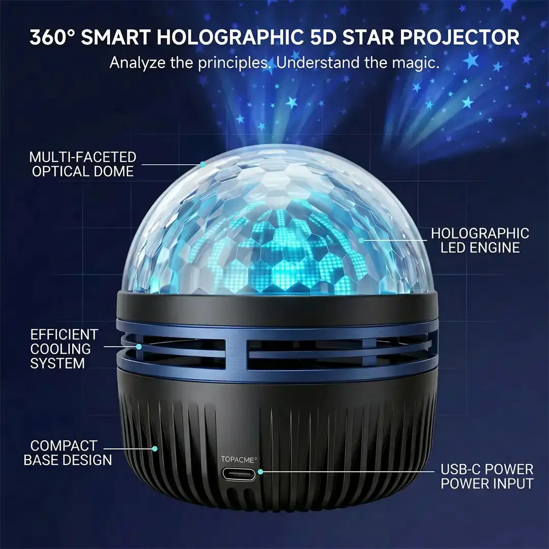 360° Smart Holographic Starry Sky Projector - Image 5