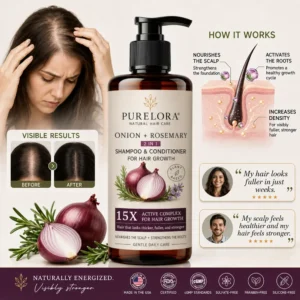 2-in-1 Onion & Rosemary Shampoo + Conditioner