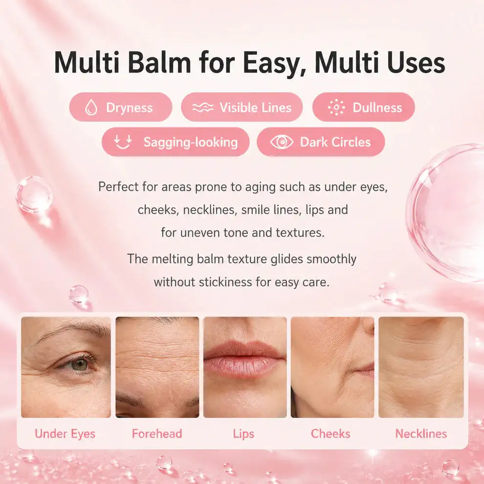 Pink Collagen Volume Multi Balm for Soft and Smooth Lips - Image 6