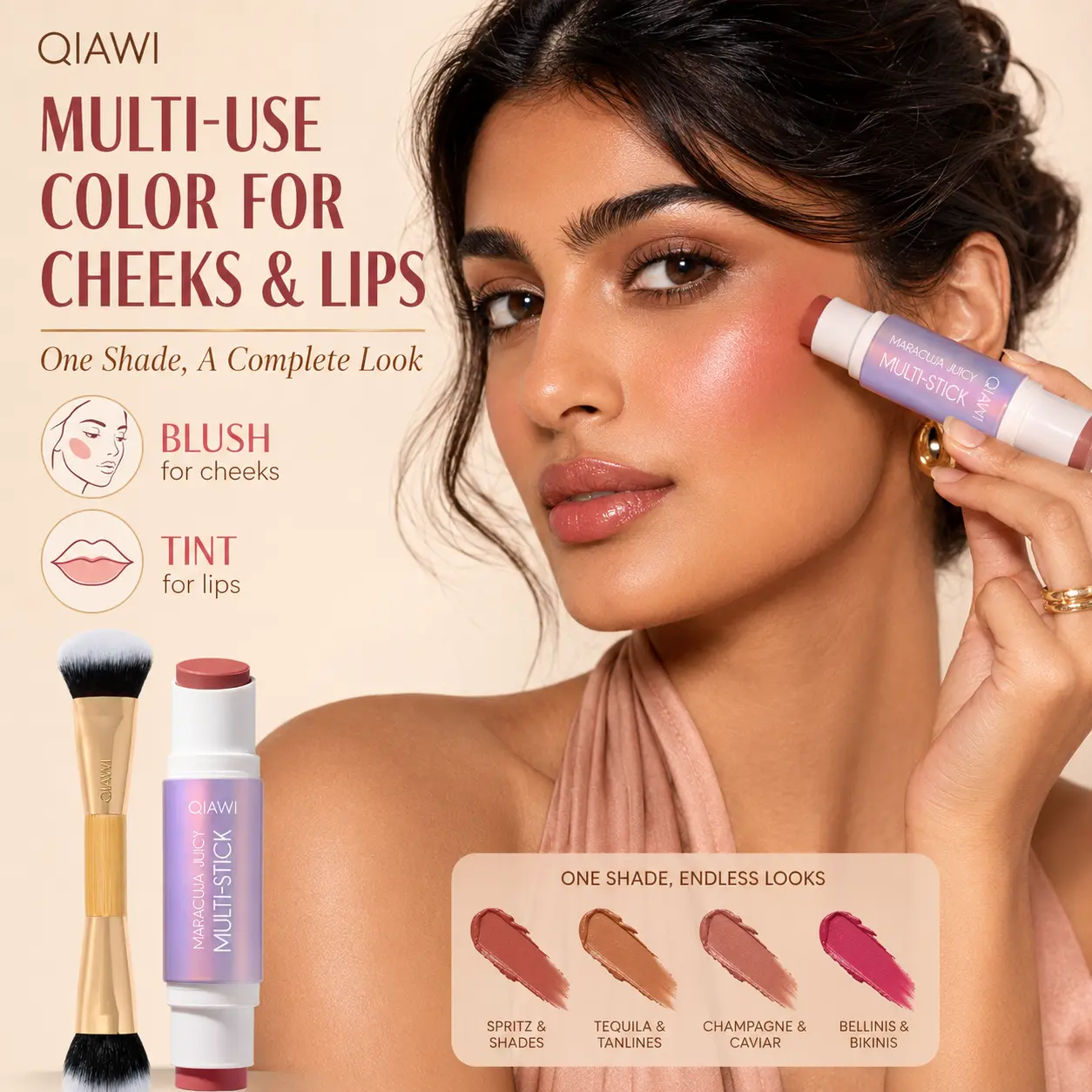 Maracuja Juicy Multi-Stick Duo Set with Free Blending Brush - Image 3