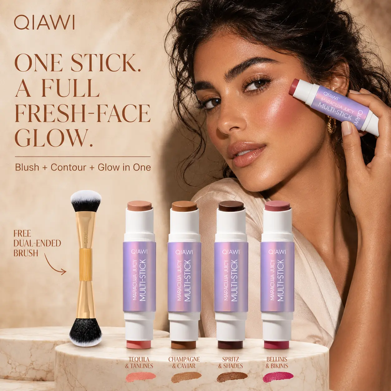 Maracuja Juicy Multi-Stick Duo Set with Free Blending Brush - Image 7