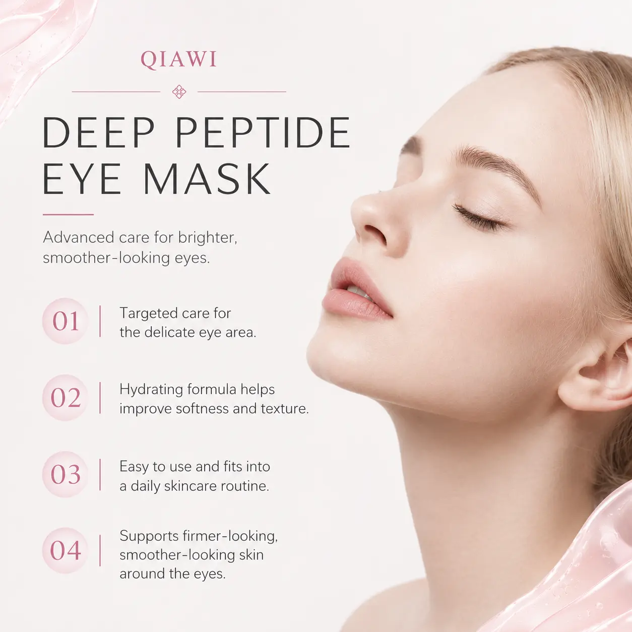 QIAWI Peptide Collagen Eye Mask - Image 4