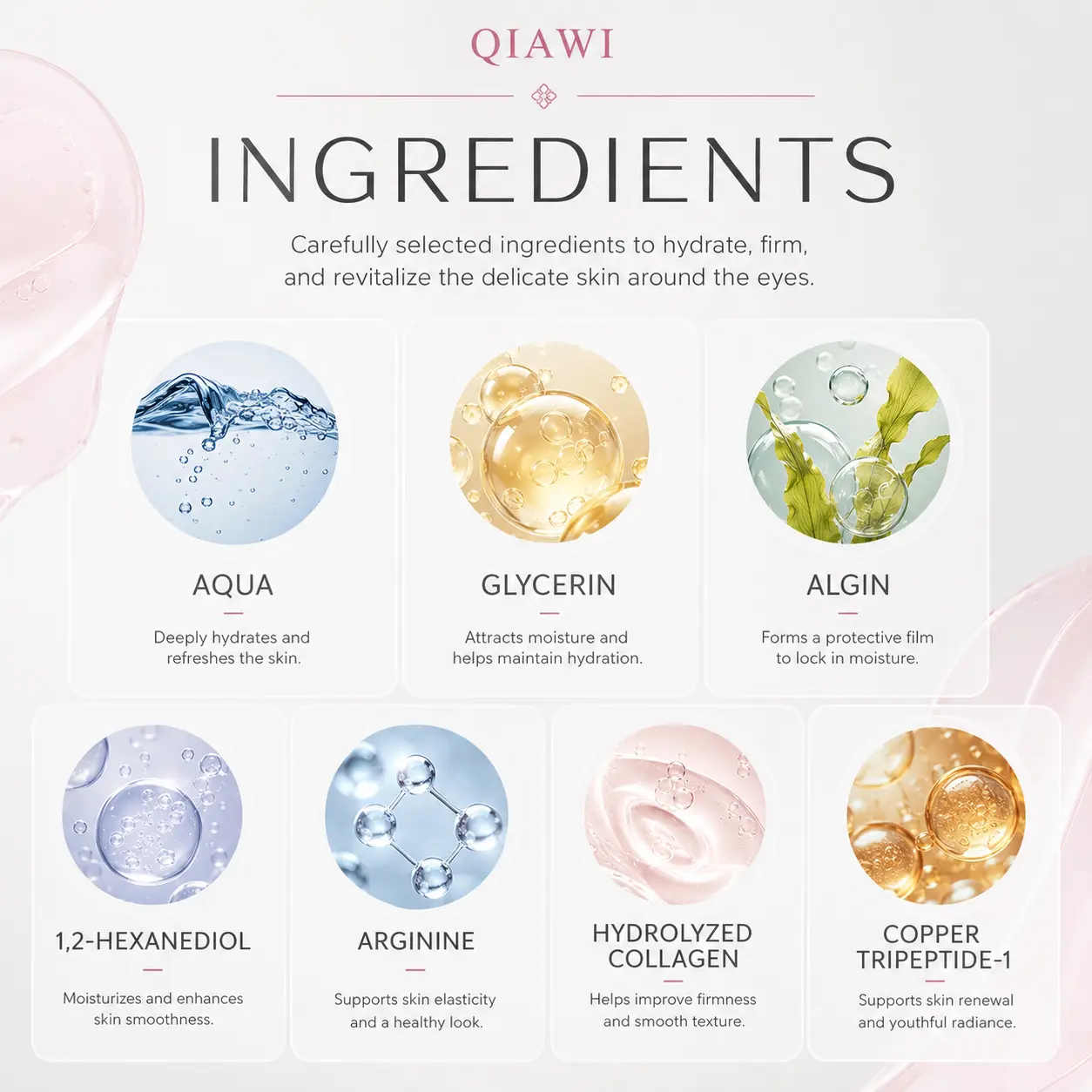 QIAWI Peptide Collagen Eye Mask - Image 7