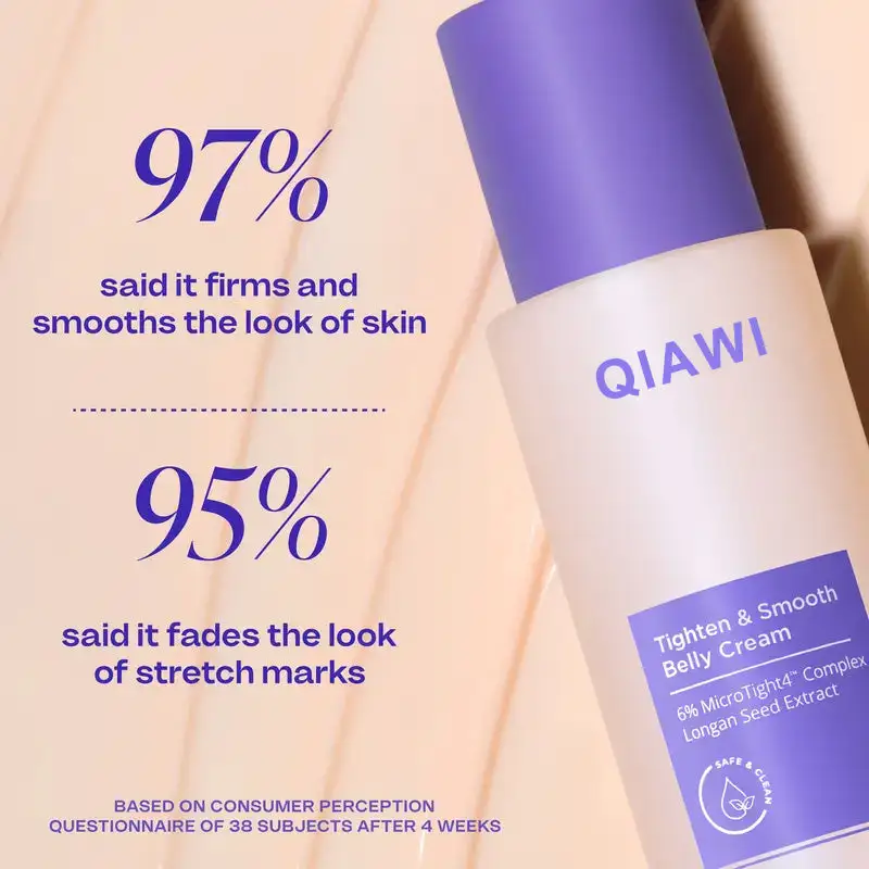 QIAWI TIGHTEN & SMOOTH BELLY FIRMING CREAM - Image 3