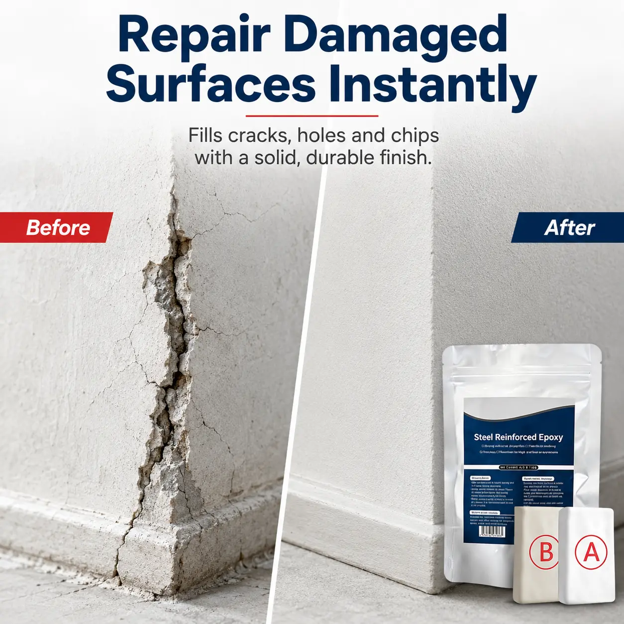 Steel Reinforced Epoxy Repair Putty