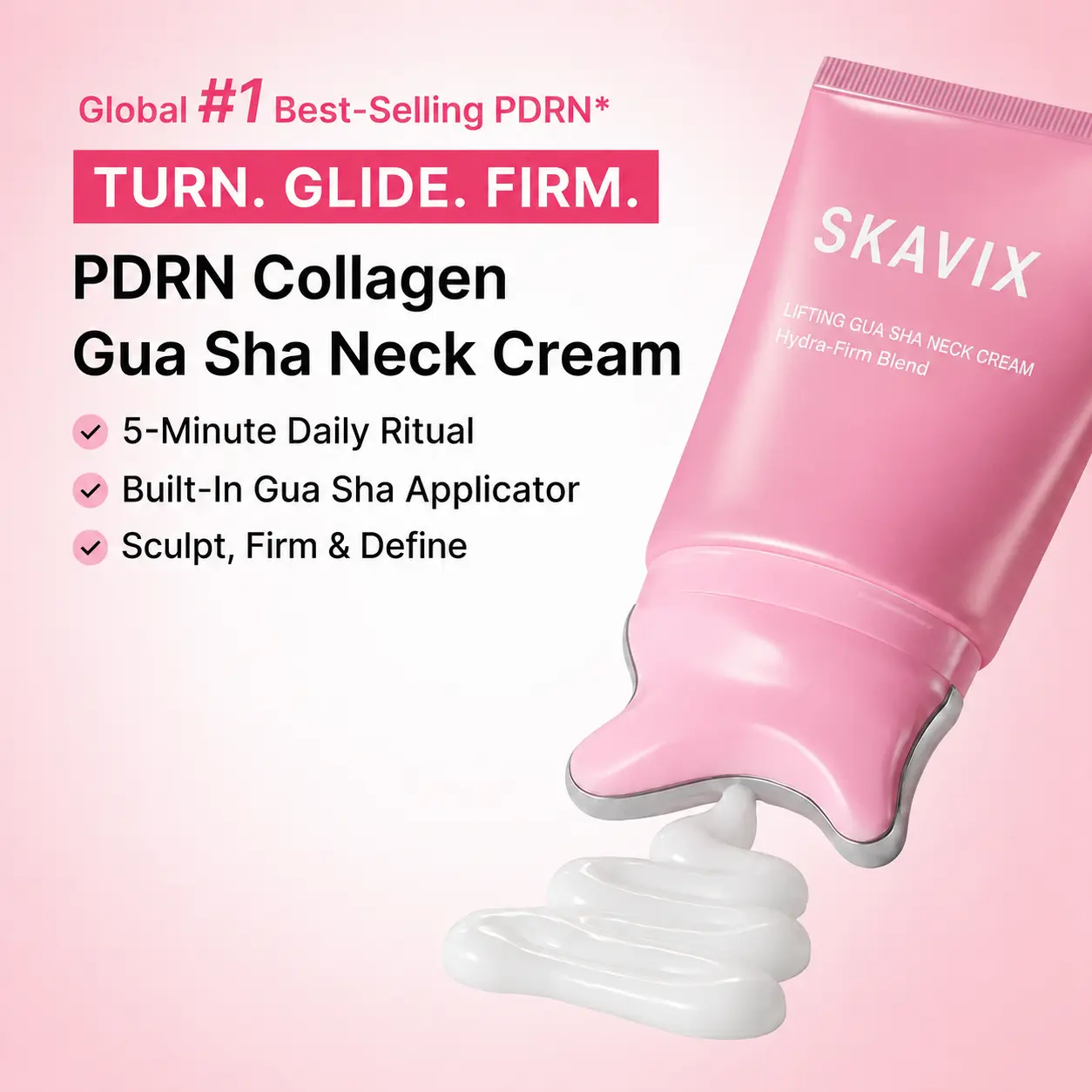 SKAVIX Firming Gua Sha Cream Neck & Jawline Massage - Image 8