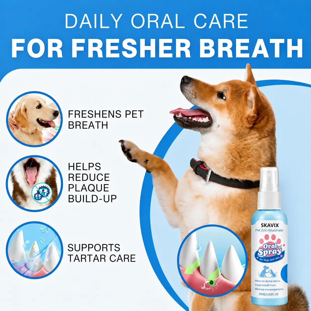 Pet Oral Spray Fresher Breath & Daily Oral Care - Image 2