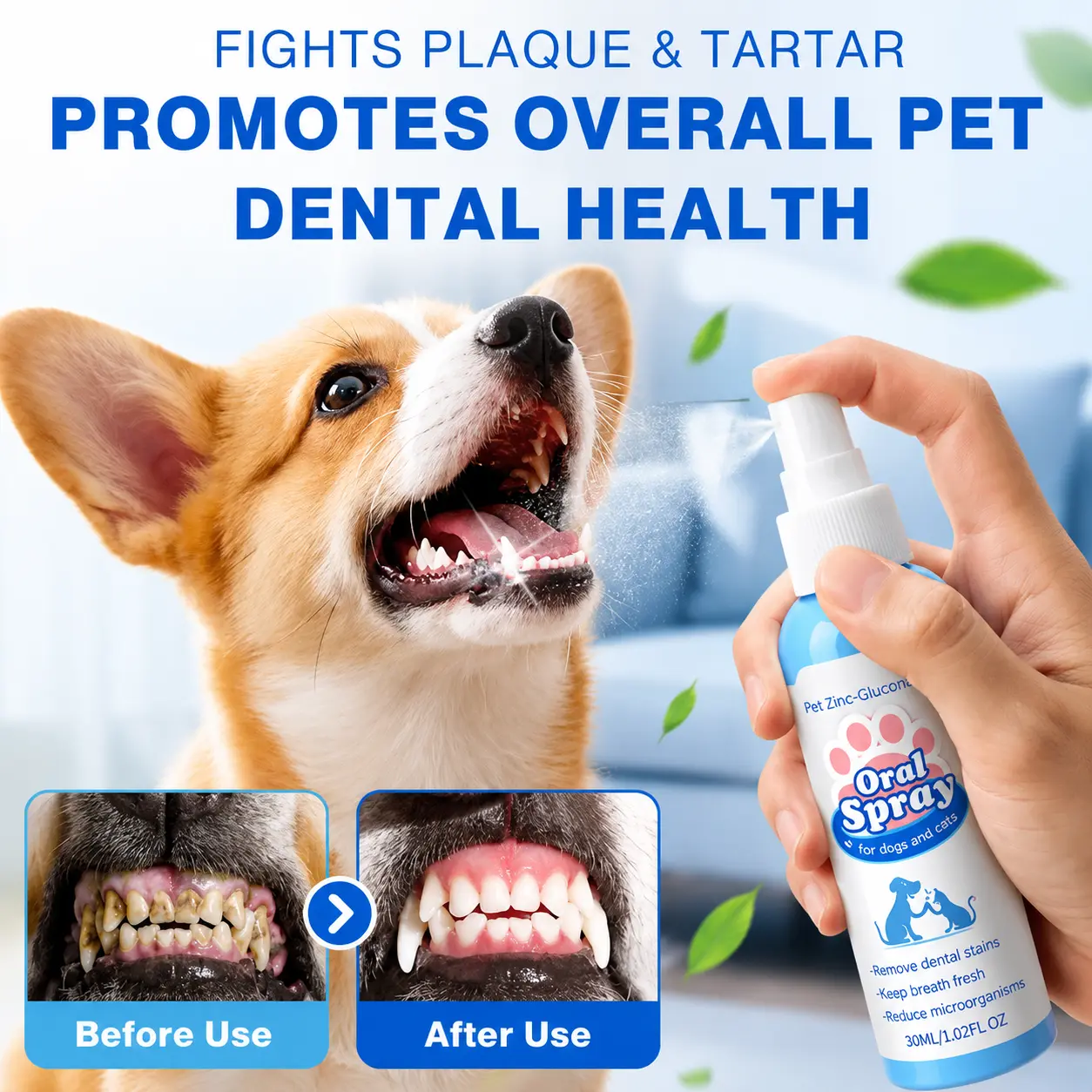 Pet Oral Spray Fresher Breath & Daily Oral Care - Image 3