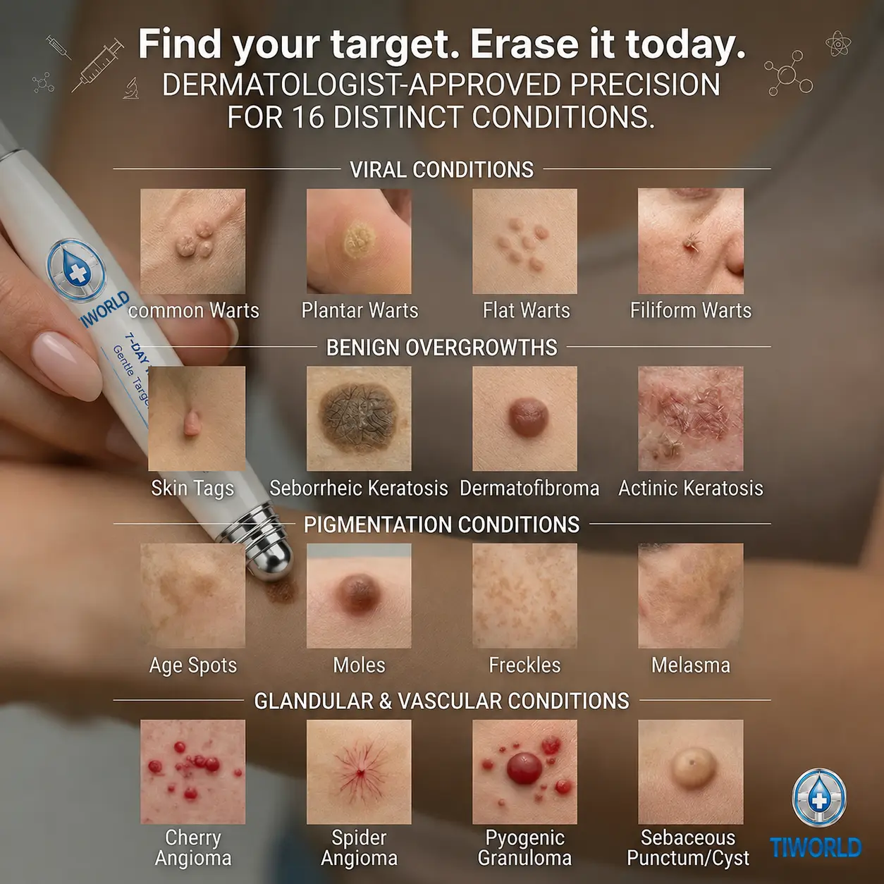 ๐-๐๐๐ ๐๐ธ๐ข๐ง ๐๐๐ด & ๐๐ฉ๐ค๐ญ ๐๐ซ๐๐ฌ๐๐ซ Painless & Scar-Free Advanced Imperfection Removal Rollerball Pen - Image 4