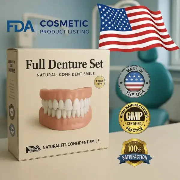Advanced Customized Full Denture Set