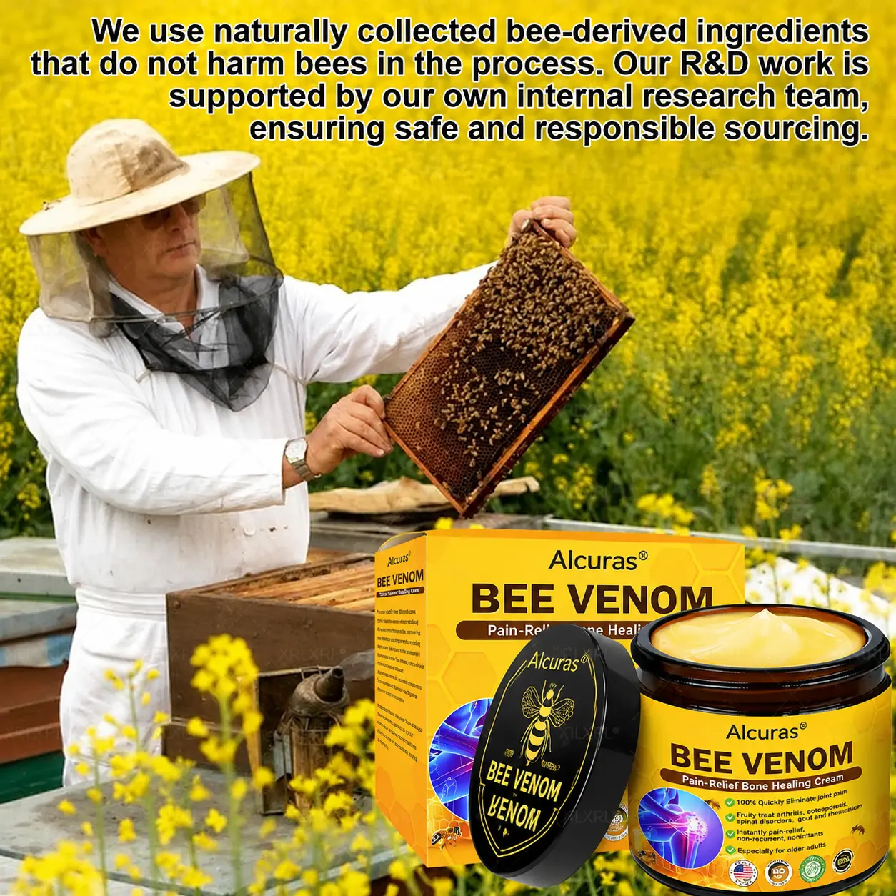 Bee Venom Pain-Relief Bone Healing Cream - Image 13
