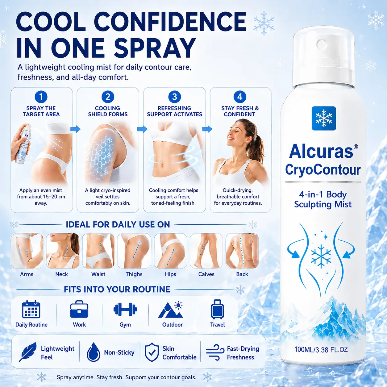 CryoContour 4-in-1 Body Sculpting Mist - Image 12
