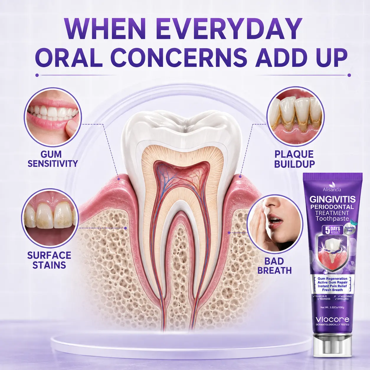 VioCore Bee-Derived Venom Gingivitis & Periodontitis Treatment Toothpaste - Image 2