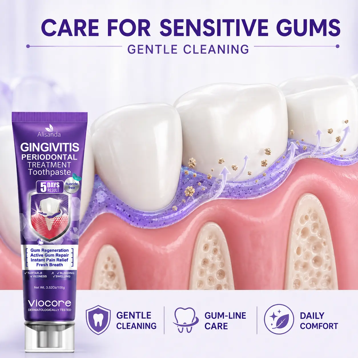 VioCore Bee-Derived Venom Gingivitis & Periodontitis Treatment Toothpaste - Image 4