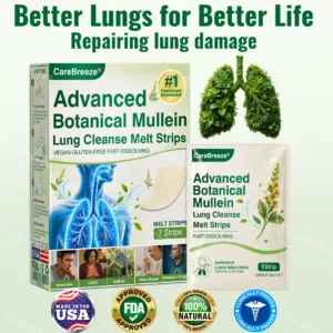 Advanced Botanical Mullein Lung Cleanse Melt Strips