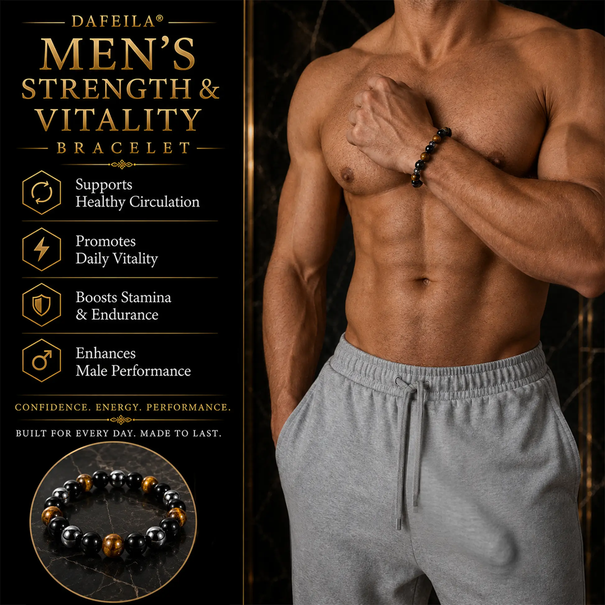 Men's Strength & Vitality Bracelet