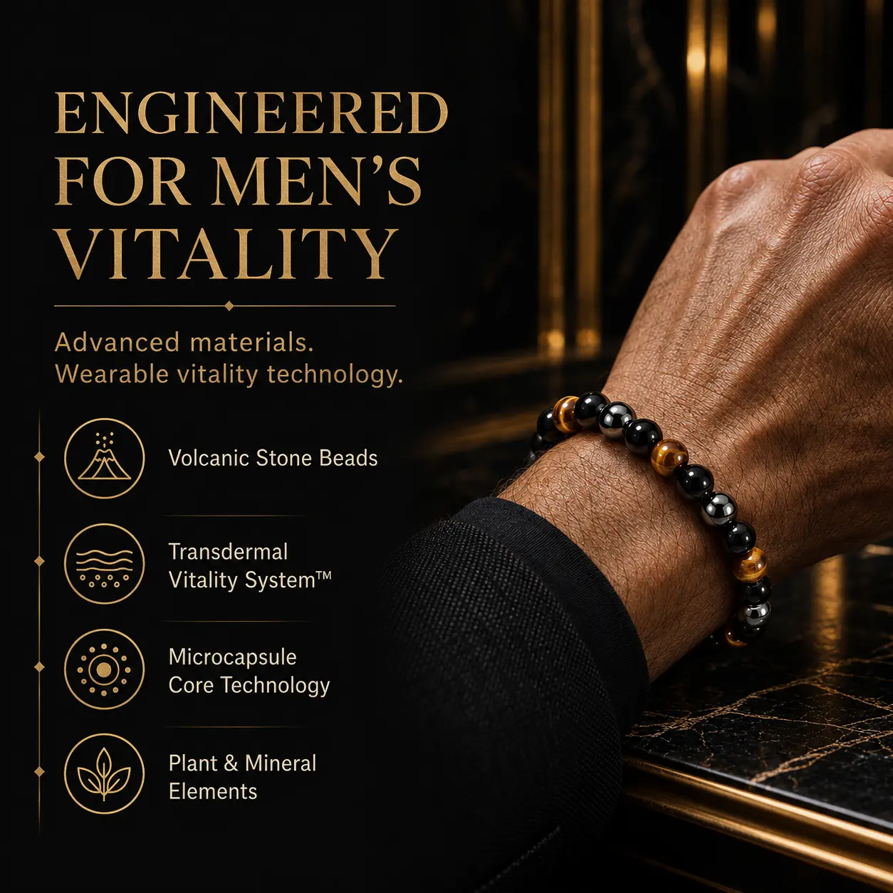 Men's Strength & Vitality Bracelet - Image 2