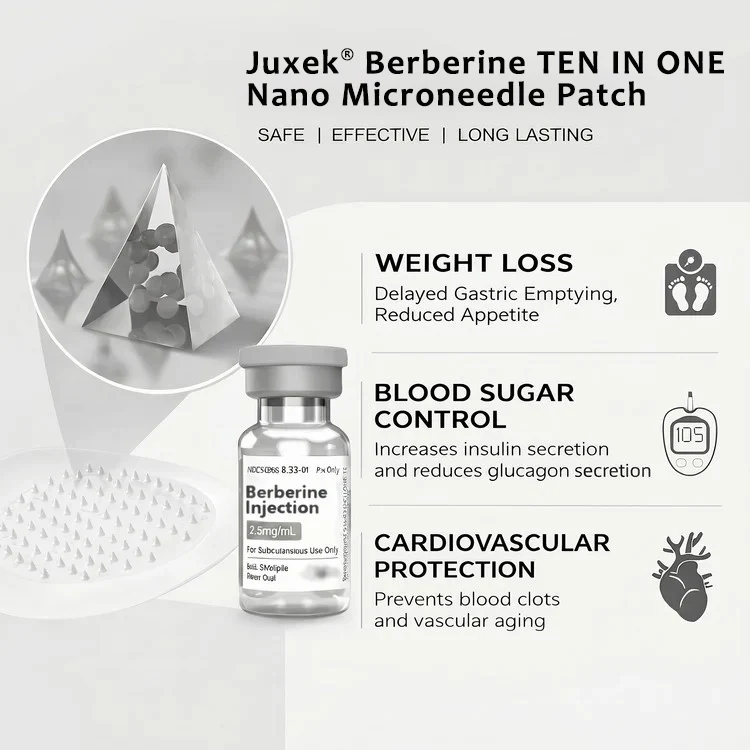 JUXEK·Moringa·Berberine × NAD+ 10-in-1 Advanced Nano Microneedle Patch - Image 3