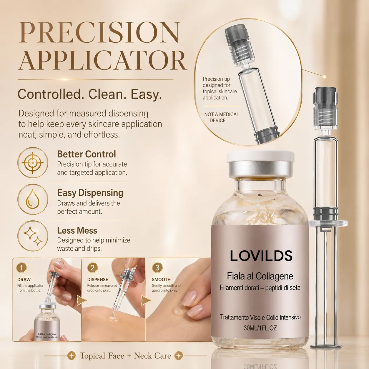 LOVILDS Golden Silk Collagen Ampoule - Image 6