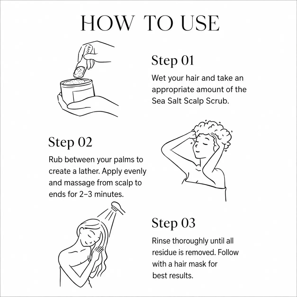Avocado & Orange Nourishing Anti-Dandruff Scalp Scrub - Image 10
