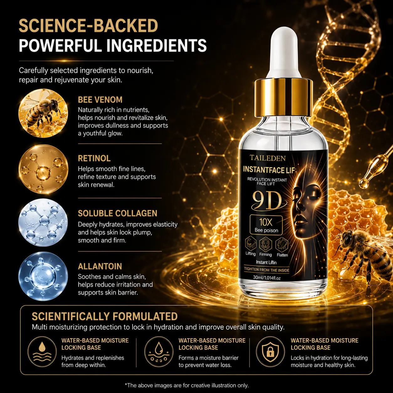 TAILeden Bee Poison Wrinkle Eraser Serum - Image 5