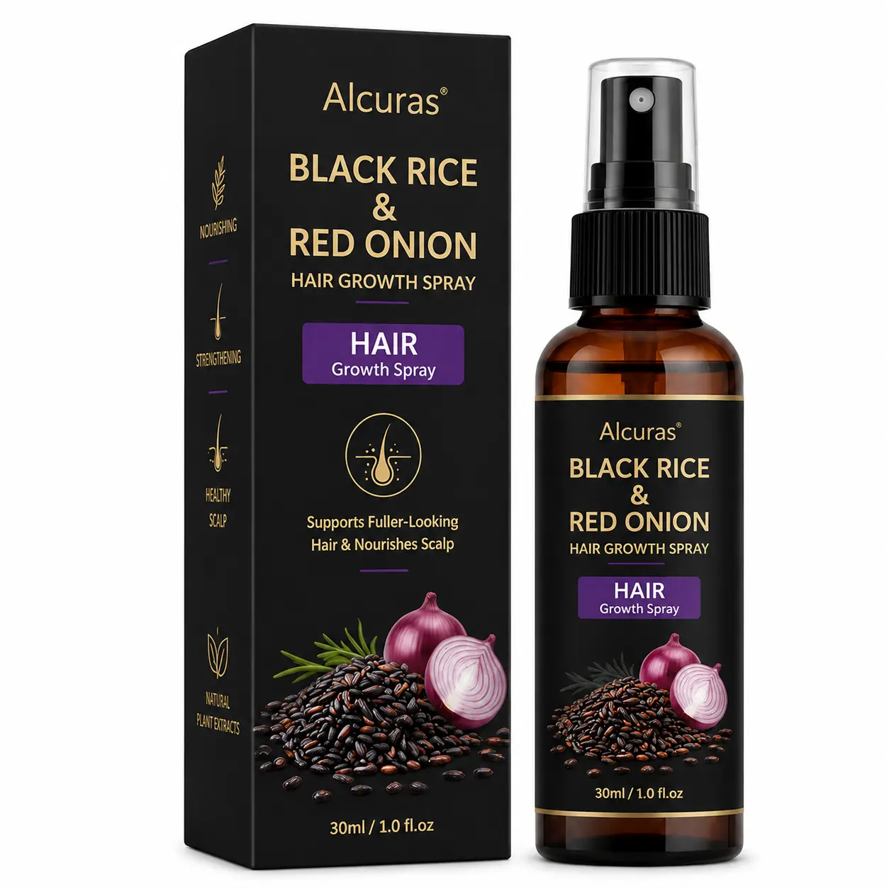 Black Rice & Red Onion Hair Growth Spray - Image 8