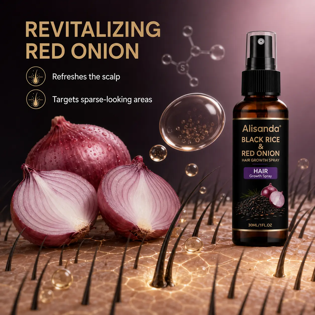 Black Rice & Red Onion Hair Growth Spray - Image 5