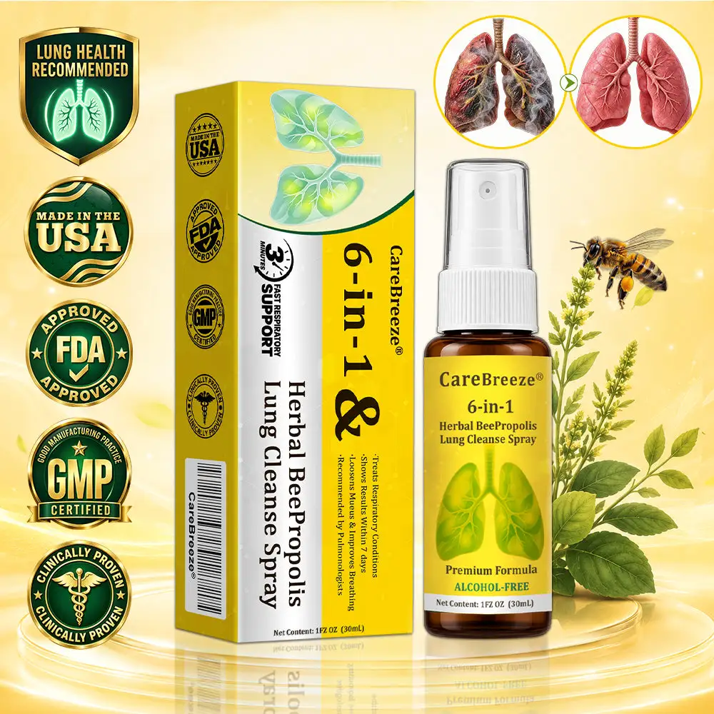 6-in-1 Herbal BeePropolis Lung Cleanse Spray